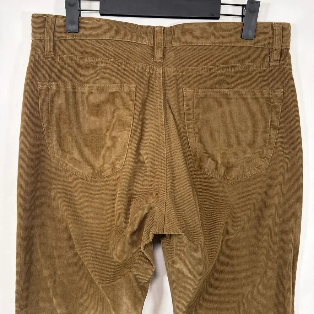 Banana Republic Straight Leg Corduroy Pants Men 32x34 (31x33 Actual) Light Brown